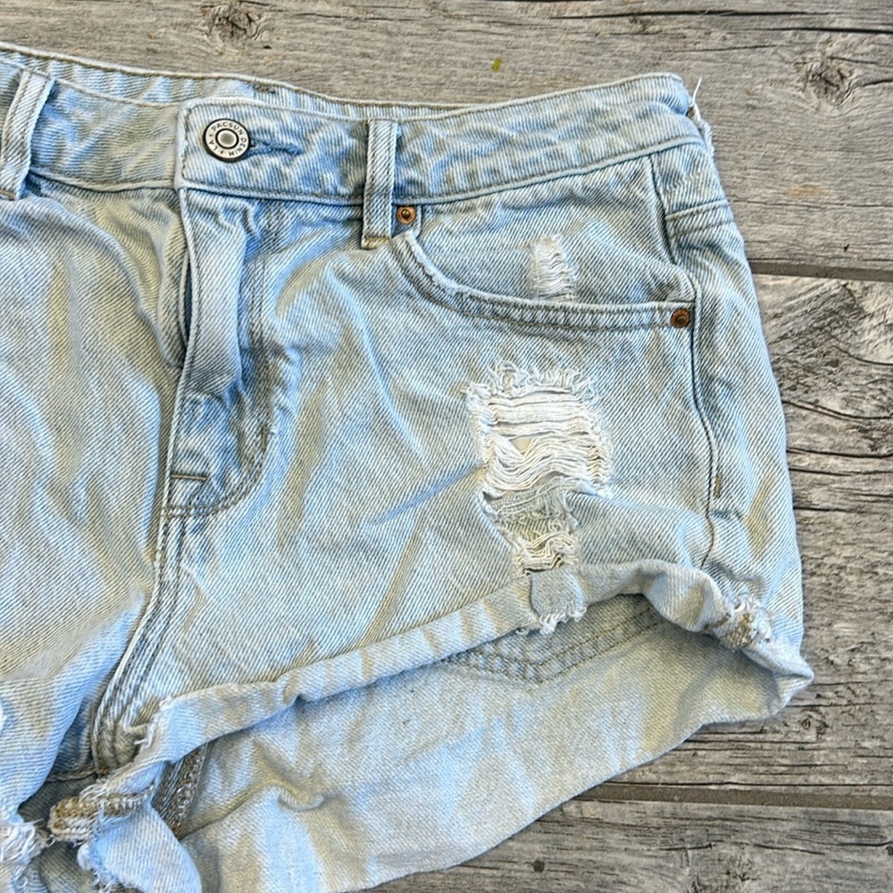 Pacsun high rise festival women’s distressed jeans shorts size 27 - Picture 2 of 5